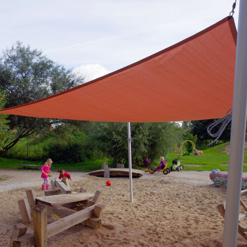 Sonnensegel - Schatten auf dem Spielplatz